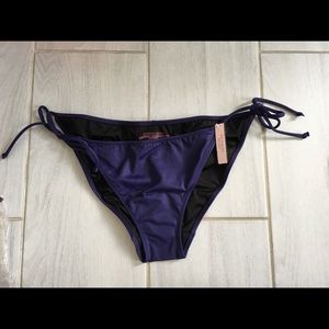 Victoria Secret The Teeny Bikini Bottom Indigo L